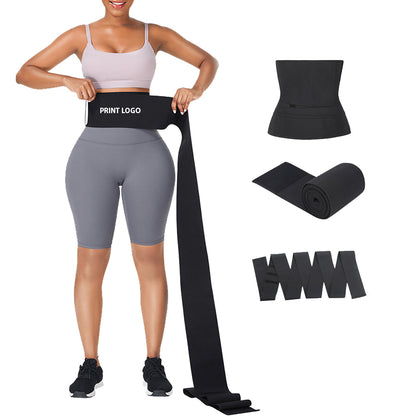 2021 Top Selling High Elasticity Fitness Waist Trainer Weight Loss Bandage Tummy Wrap Waist Trainer  Corset Shaper baby magazin 