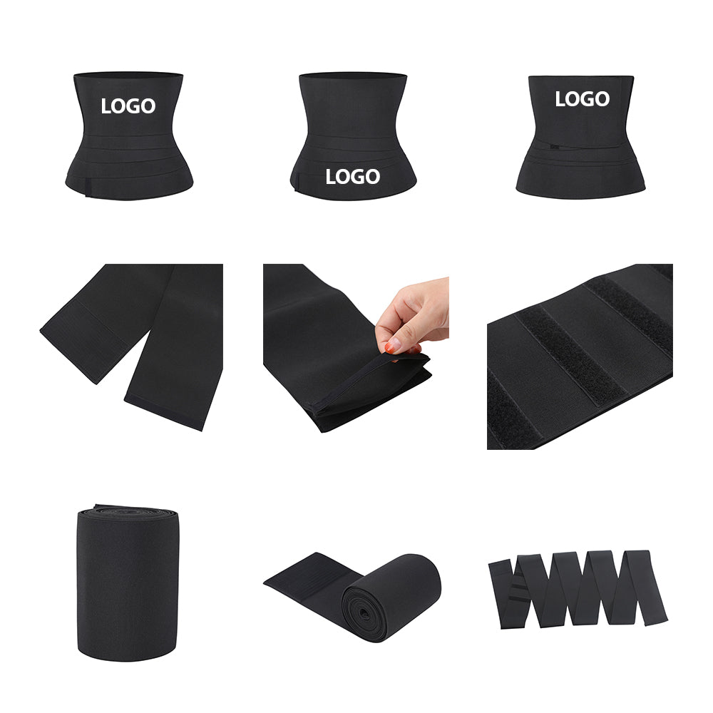 2021 Top Selling High Elasticity Fitness Waist Trainer Weight Loss Bandage Tummy Wrap Waist Trainer  Corset Shaper baby magazin 