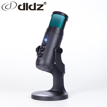 DLDZ Mic type-c Gaming Studio Microfone USB Professional Youtube Recording Condenser Microphone RGB for PC OEM Factory New Wired baby magazin 