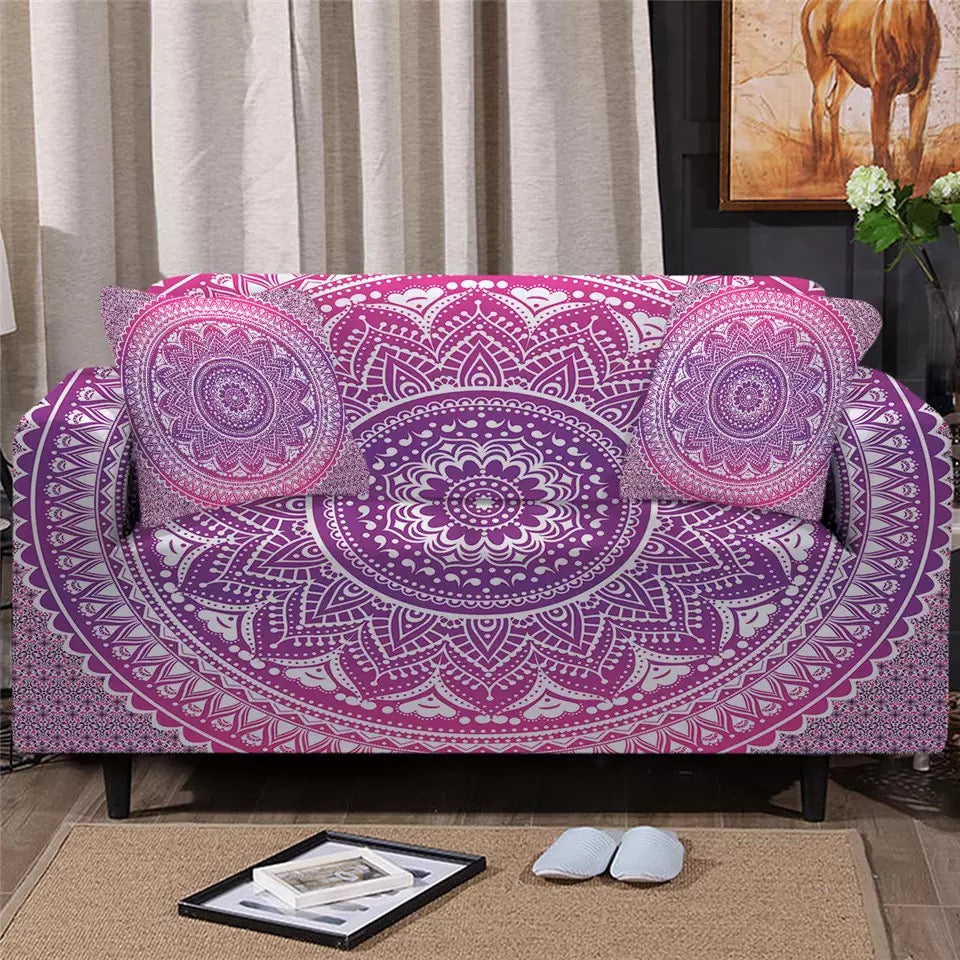 Mandala series European and American household elastic sofa cover baby magazin 