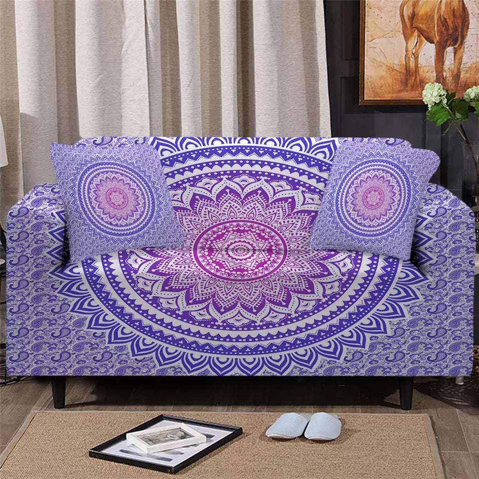 Mandala series European and American household elastic sofa cover baby magazin 