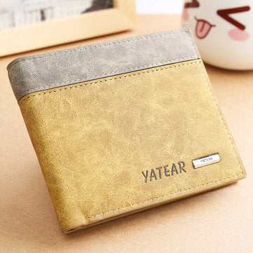 Men's PU Leather Bifold Wallet ID Business Credit Card Holde baby magazin 