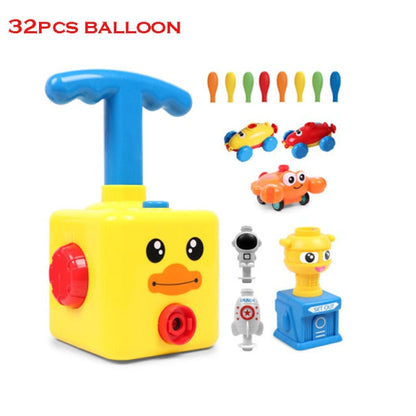 Two-in-one New Power Balloon Car Toy Inertial Power Balloon launcher Education Science Experiment Puzzle Fun Toys for Children baby magazin 