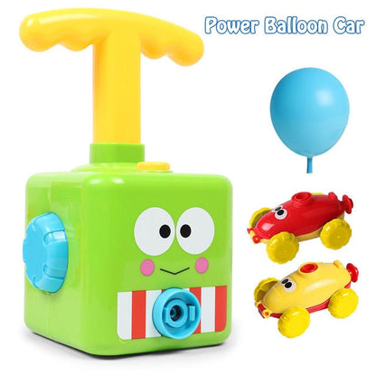 Two-in-one New Power Balloon Car Toy Inertial Power Balloon launcher Education Science Experiment Puzzle Fun Toys for Children baby magazin 