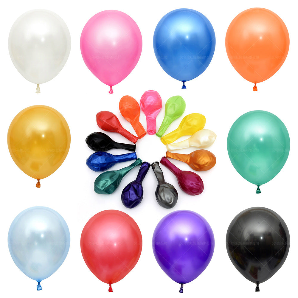 Wholesale Happy Birthday Party Decoration Balon Globos Set Metallic Latex Biodegradable Helium Ballon Balloons Gift baby magazin 