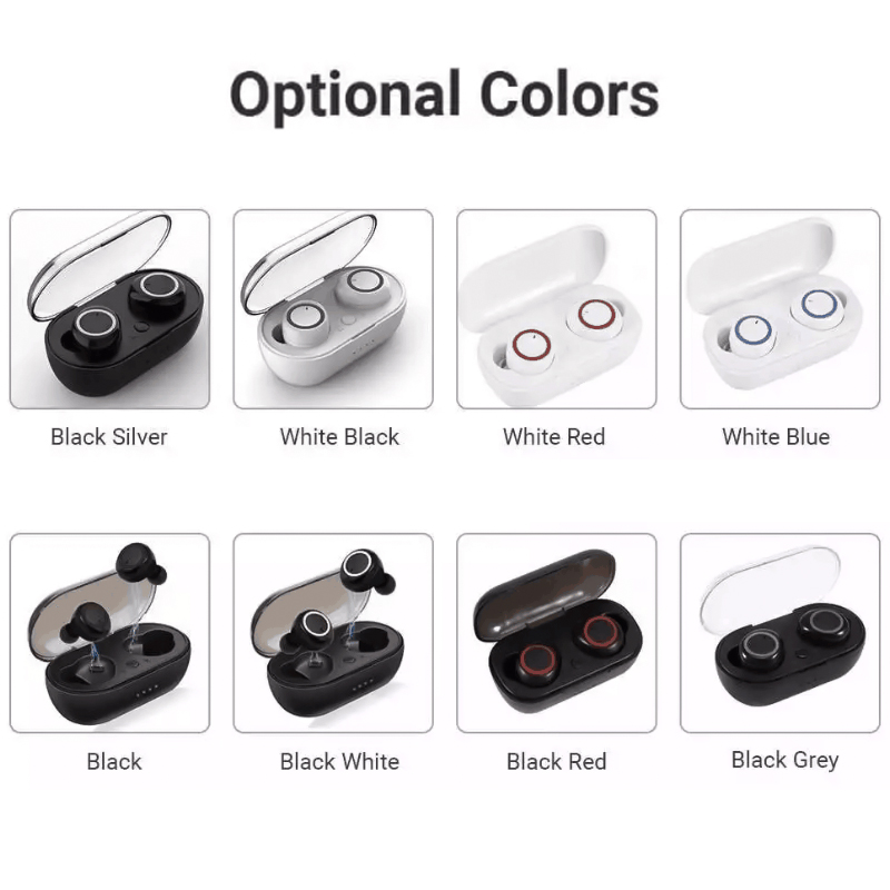 Wholesale Y50 Touch Control Earphone Waterproof Wireless TWS Cheaper Headphones Sports in Ear mini Earbuds Small Smart Headset baby magazin 